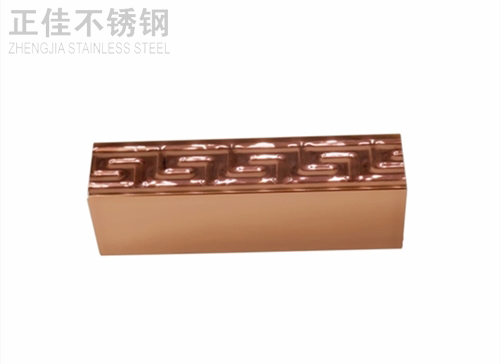 304乐鱼平台网站_乐鱼(中国)方管玫瑰金花纹